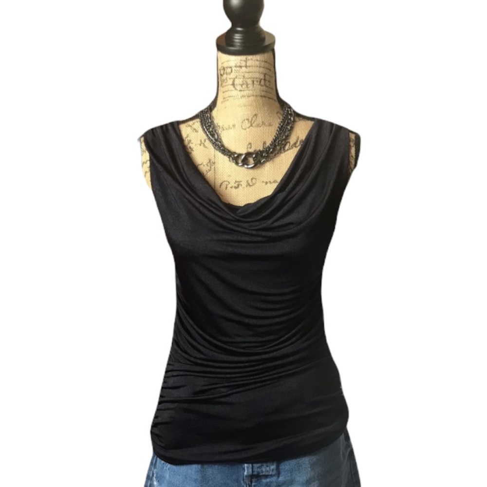 Apt.9 purple scoop neck sleeveless blouse